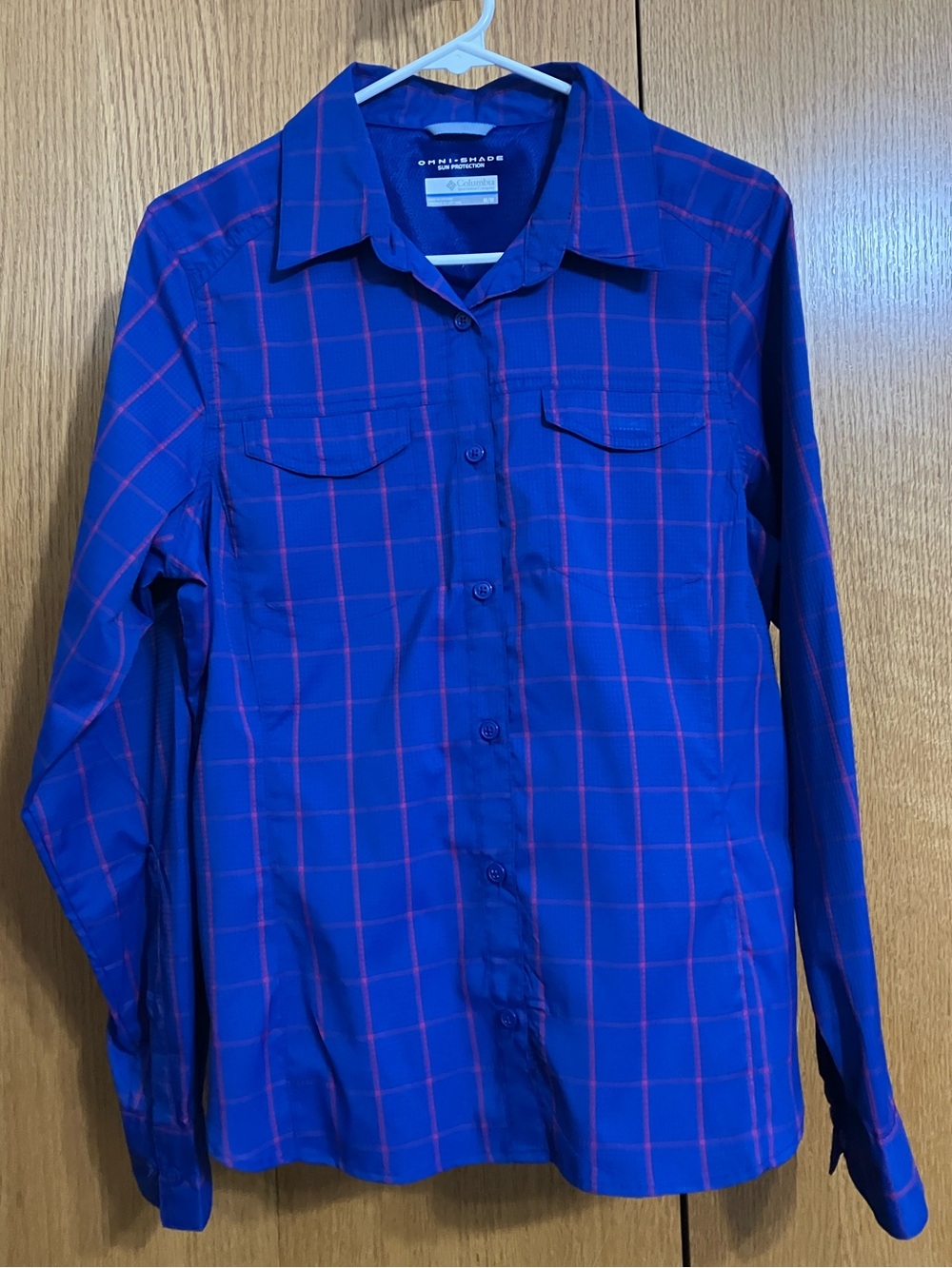 Columbia Silver Ridge Lite Omni-Shade Women’s Blue Shirt Size Medium